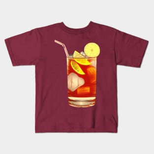 Summer Party with Long Island Iced Tea Kids T-Shirt